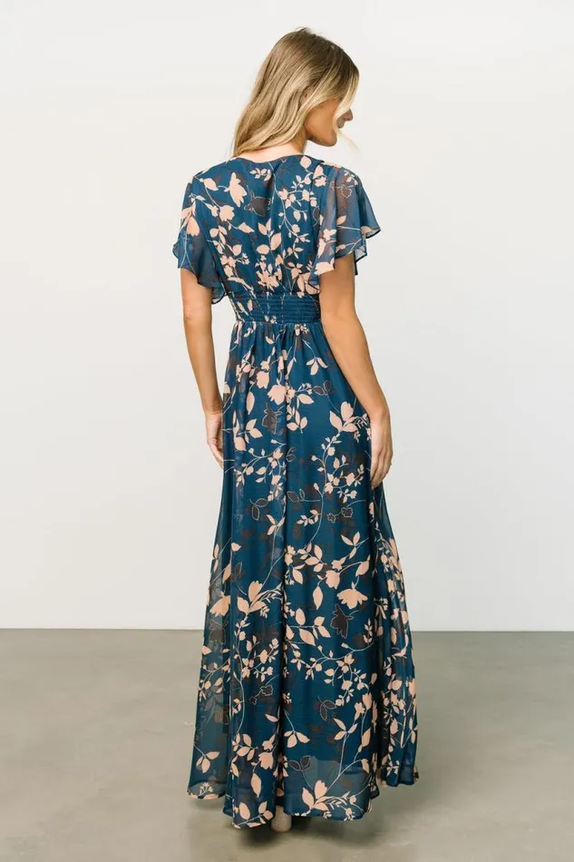 Women Lynlee Metallic Maxi Dress Topaz Baltic Born Maxi Dresses