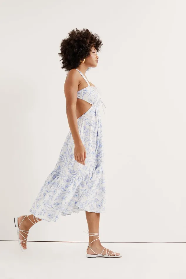 Women Maisie Midi Dress Blue For Love and Lemons Dresses Women Maisie Midi Dress Blue For Love and Lemons Dresses