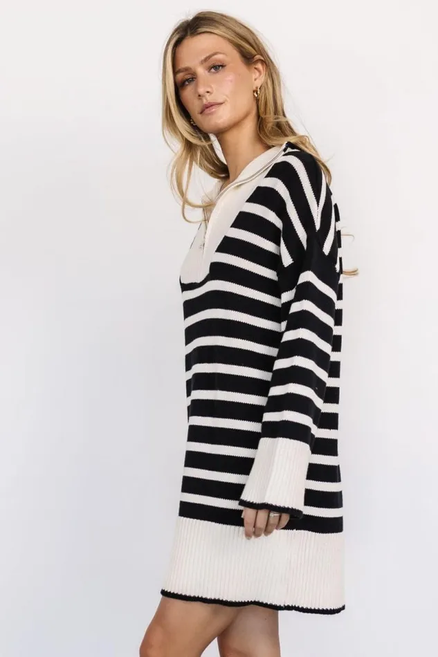 Women Manon Sweater Dress Ivory Black Baltic Born Short Dresses