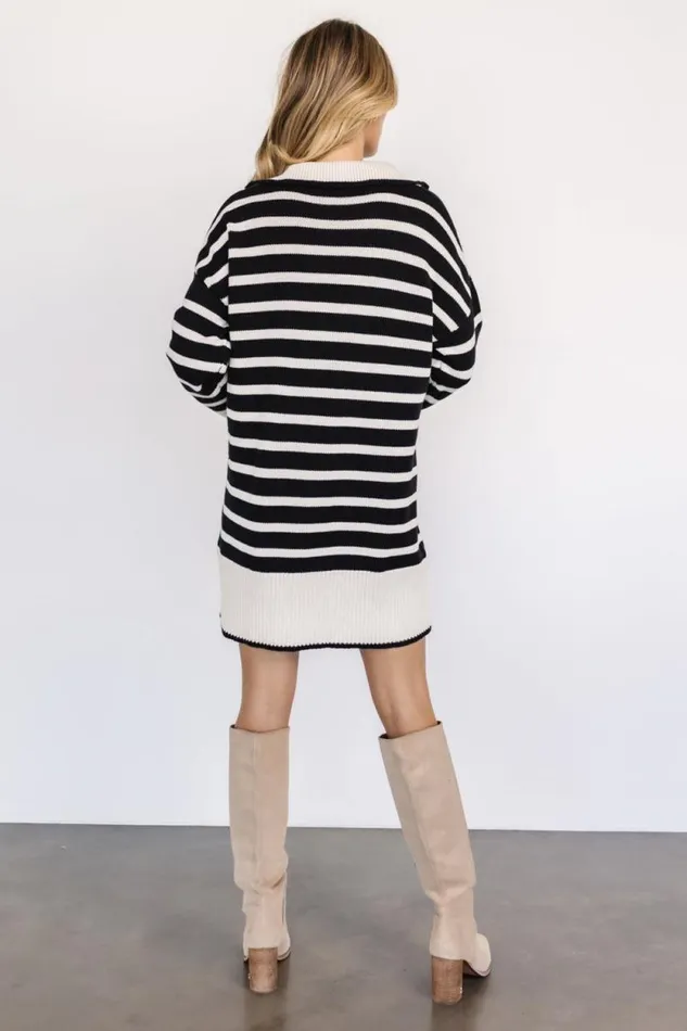 Women Manon Sweater Dress Ivory Black Baltic Born Short Dresses