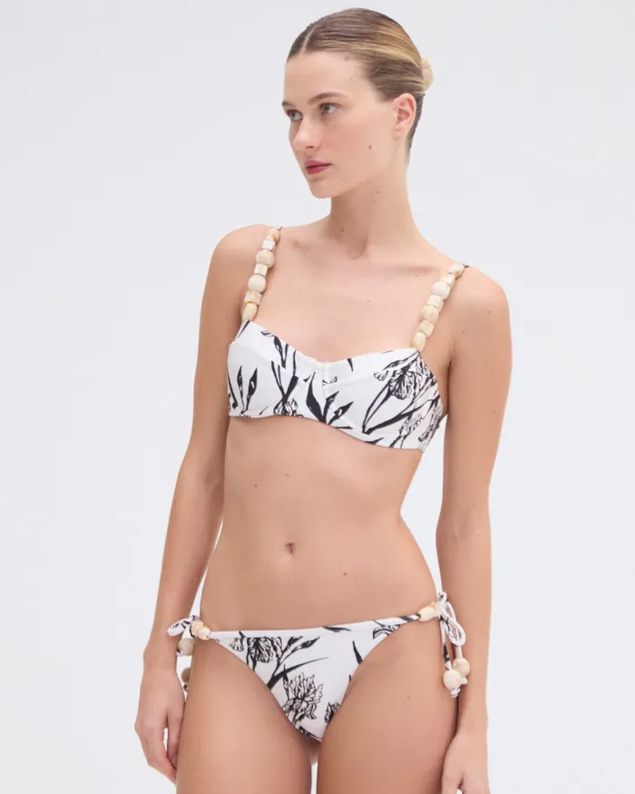 Women Matching Sets PatBO IRIS BIKINI TOP Off White