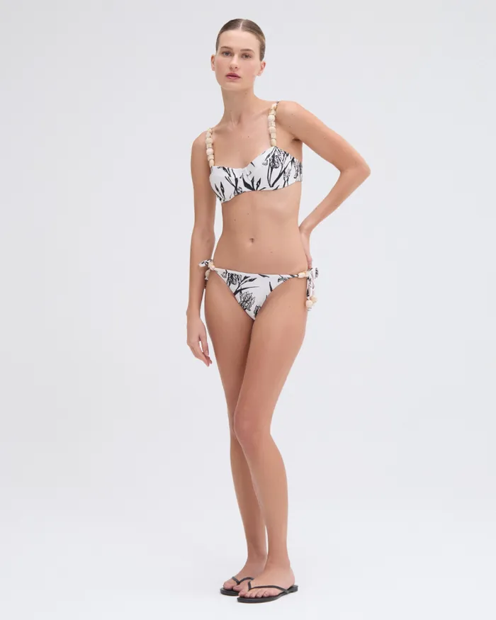 Women Matching Sets PatBO IRIS BIKINI TOP Off White