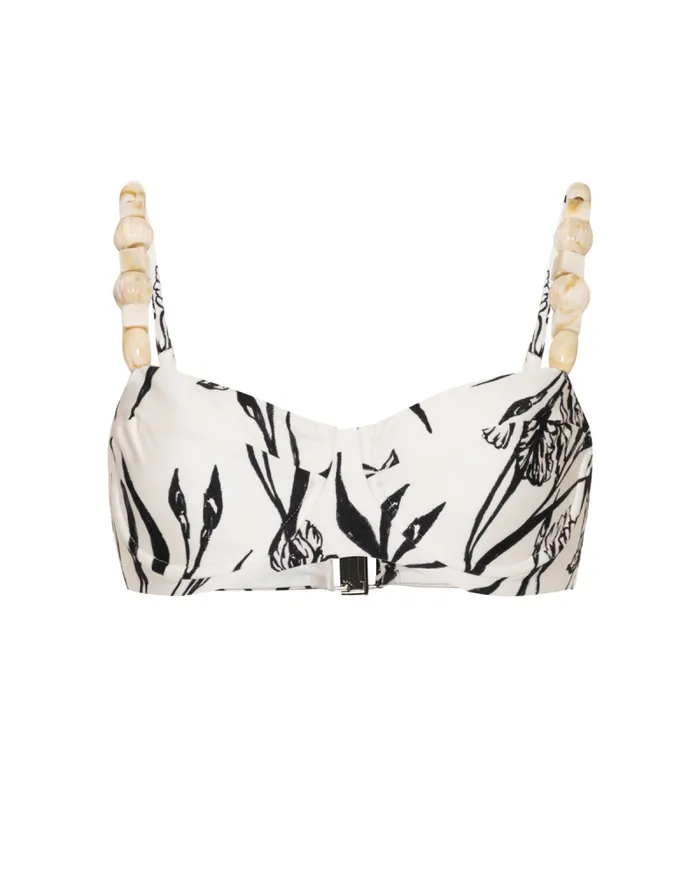 Women Matching Sets PatBO IRIS BIKINI TOP Off White