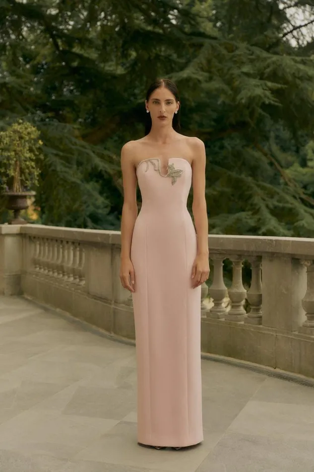Women Maxi Dresses Rachel Gilbert Leura Gown Rosewater