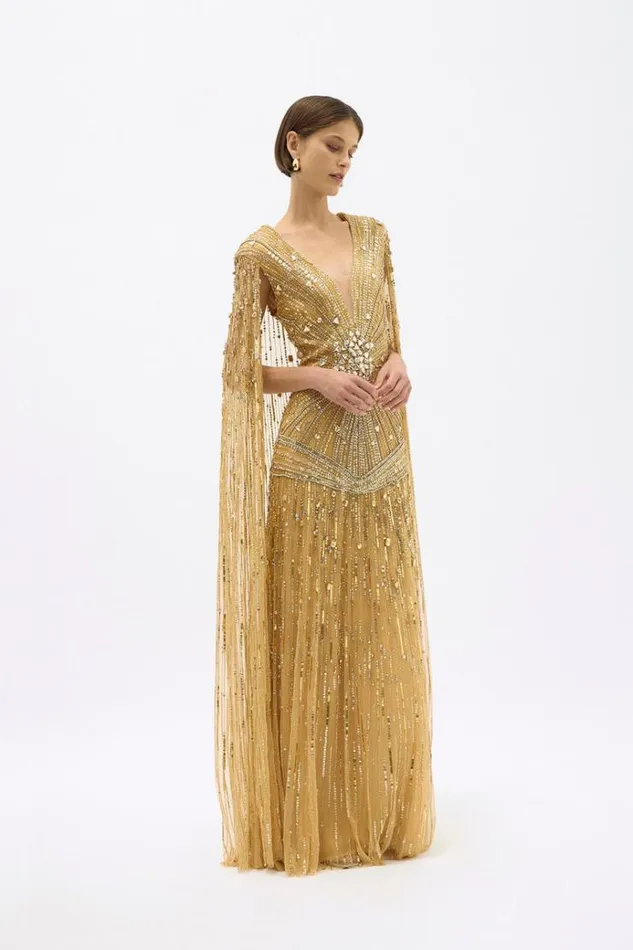Women Maxi Dresses Rachel Gilbert TAO GOWN