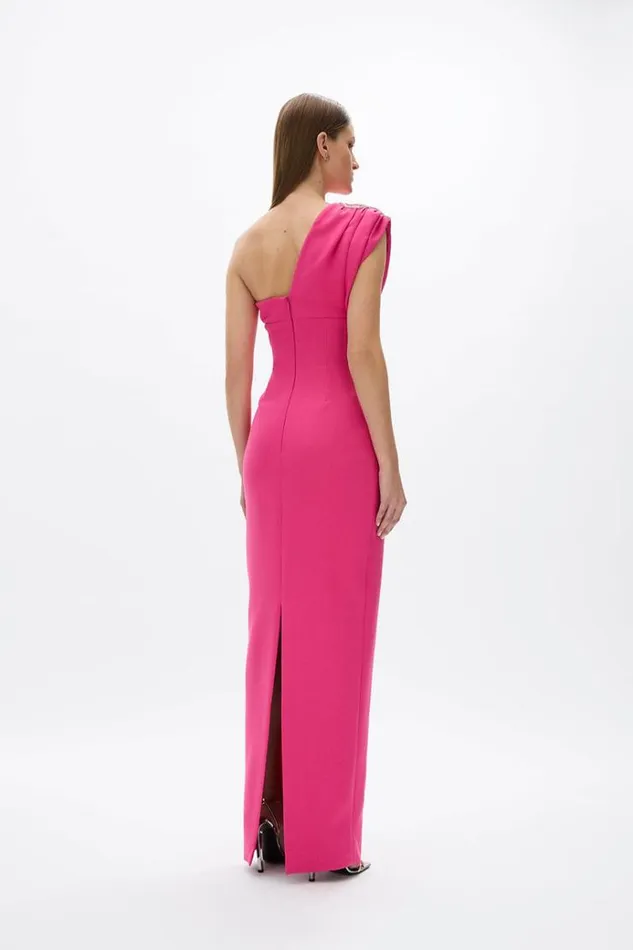 Women Maxi Dresses Rachel Gilbert Winona Gown Hot Pink Women Maxi Dresses Rachel Gilbert Winona Gown Hot Pink