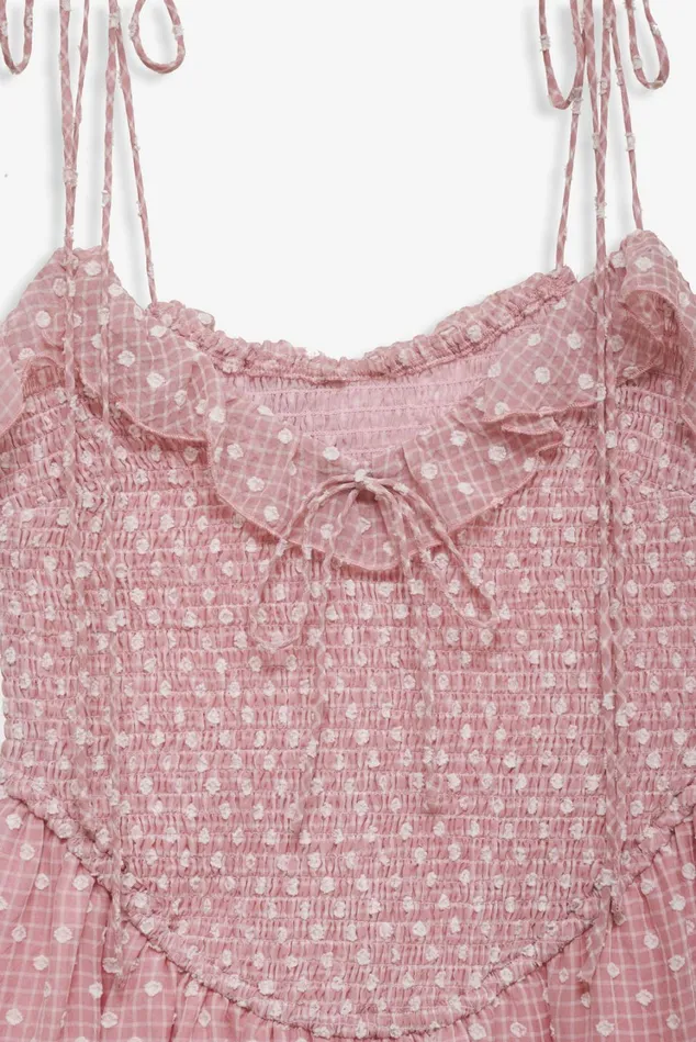 Women Maxine Midi Dress Pink For Love and Lemons Dresses
