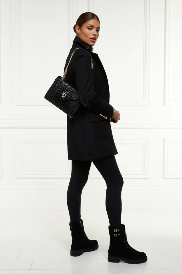 Women Mayfair Blazer Black Twill Holland Cooper Tailoring