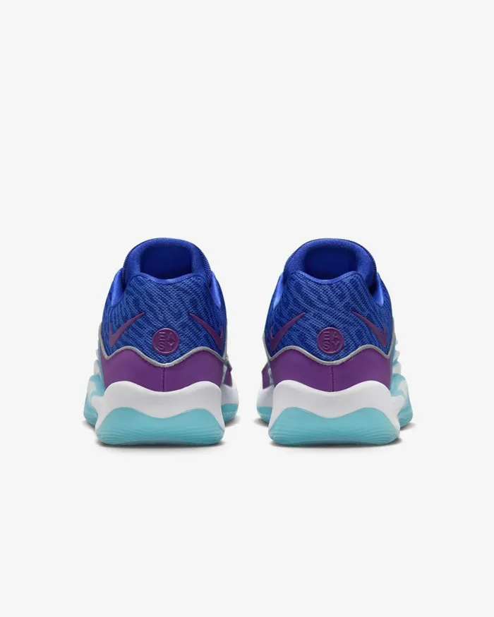 WomenMen Nike All Shoes KD16 Deep Royalmetallic Silverhyper Royalvivid Purple