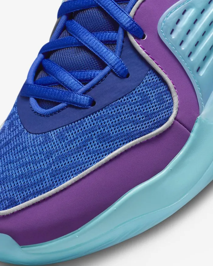 WomenMen Nike All Shoes KD16 Deep Royalmetallic Silverhyper Royalvivid Purple