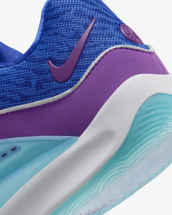 WomenMen Nike All Shoes KD16 Deep Royalmetallic Silverhyper Royalvivid Purple