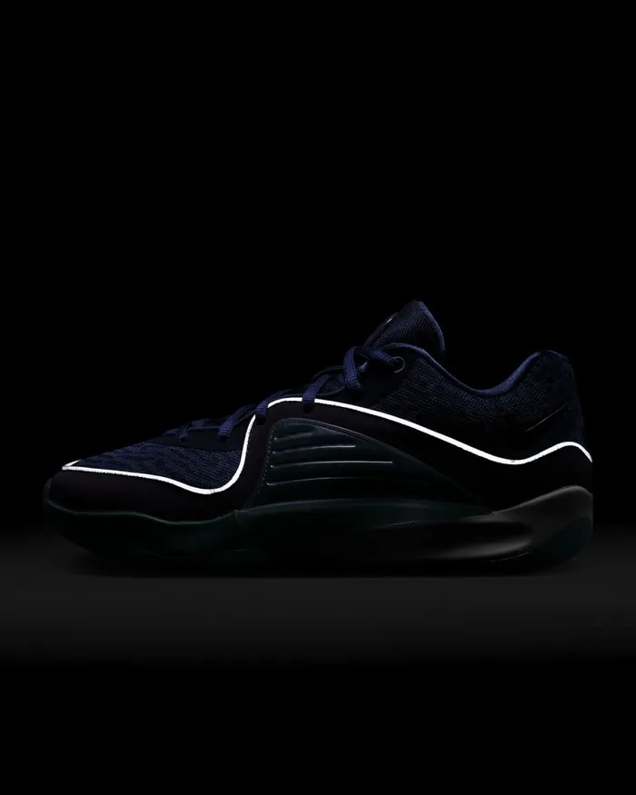 WomenMen Nike All Shoes KD16 Deep Royalmetallic Silverhyper Royalvivid Purple