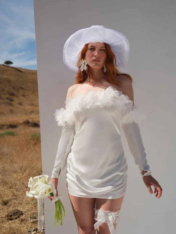 Women Mila Mini Dress White For Love and Lemons Dresses