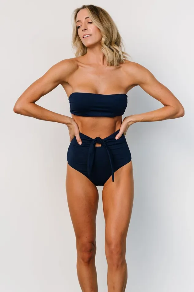 Women Milos Bikini Top Navy Baltic Born Bikini