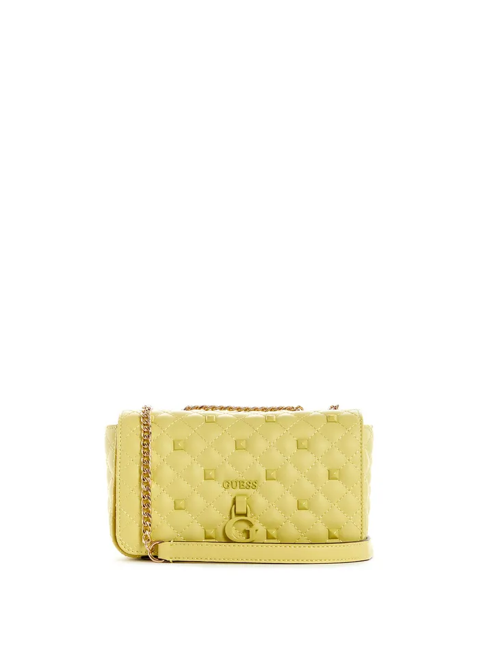 Women Mini Bags GUESS Lime Rue Rose Mini Crossbody Bag