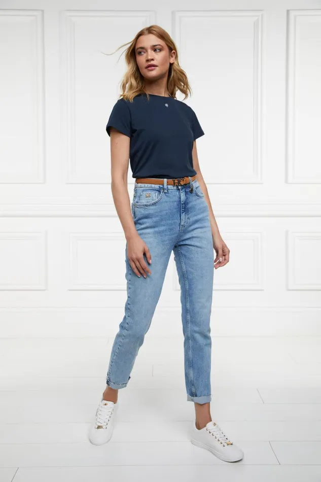 Women Monogram Tee Ink Navy Holland Cooper Tees