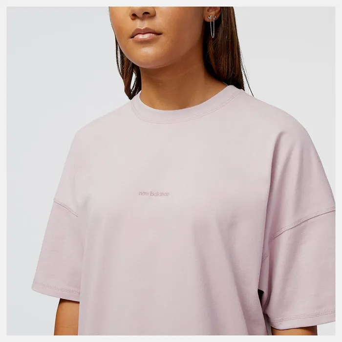 Women NB Athletics Nature State Short Sleeve Tee Violet Shadow New Balance Shirts Women NB Athletics Nature State Short Sleeve Tee Violet Shadow New Balance Shirts