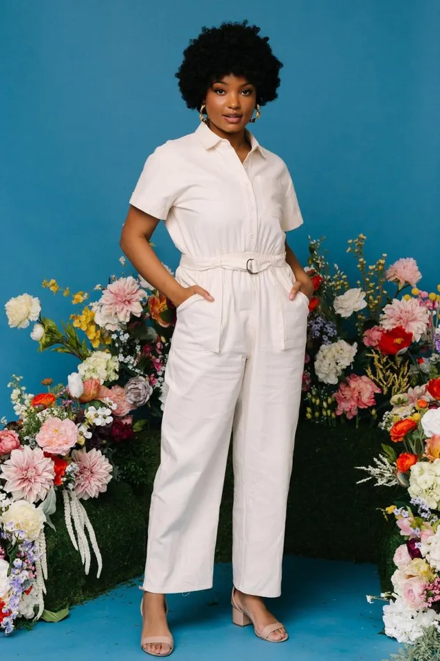 Women Newport Jumpsuit Cream Baltic Born Jumpsuits and Rompers