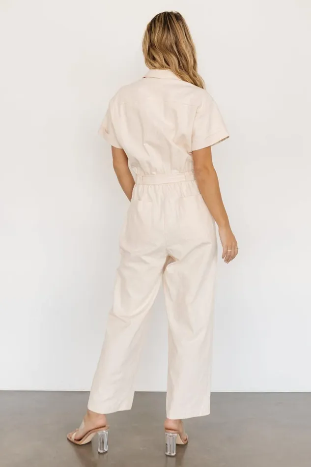Women Newport Jumpsuit Cream Baltic Born Jumpsuits and Rompers