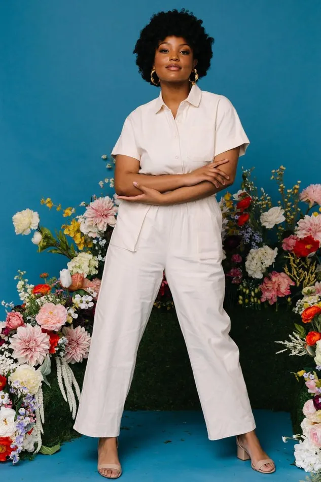 Women Newport Jumpsuit Cream Baltic Born Jumpsuits and Rompers