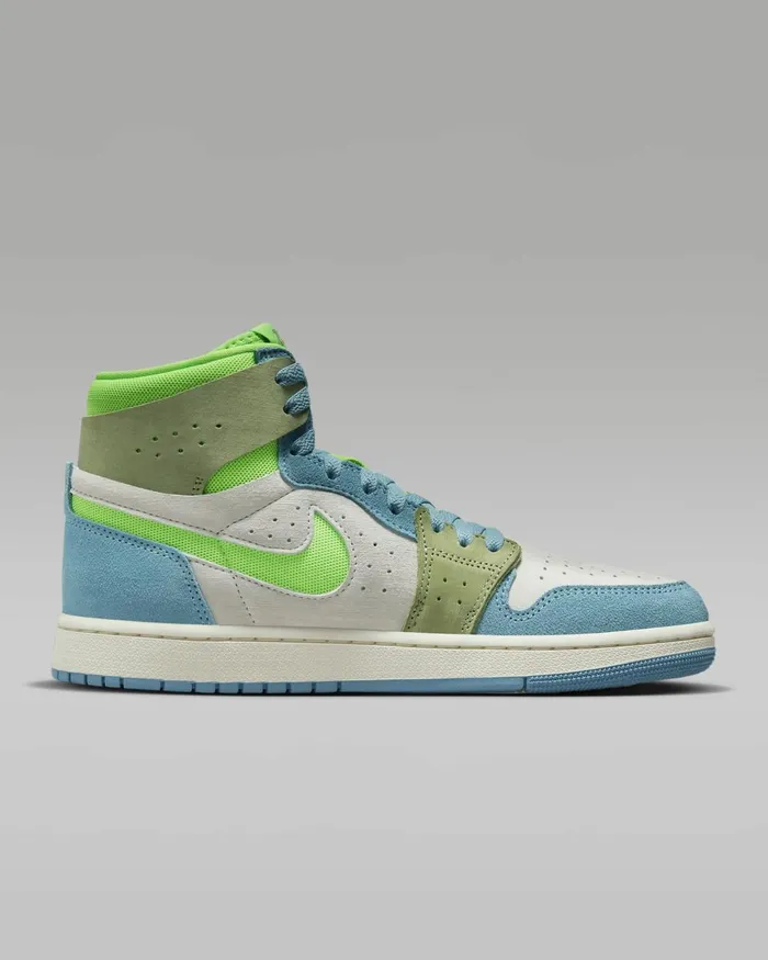 Women Nike All Shoes Air Jordan 1 Zoom CMFT 2 Ceruleanoil Greenphantomgreen Strike