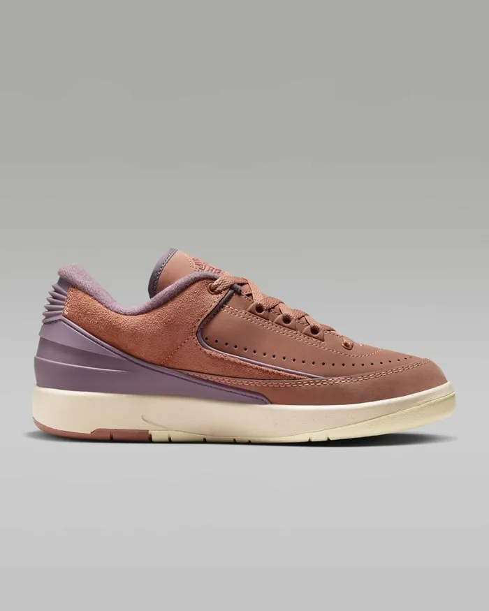 Women Nike All Shoes Air Jordan 2 Retro Low Sky J Orangesky J Mauveguava Icevarsity Red