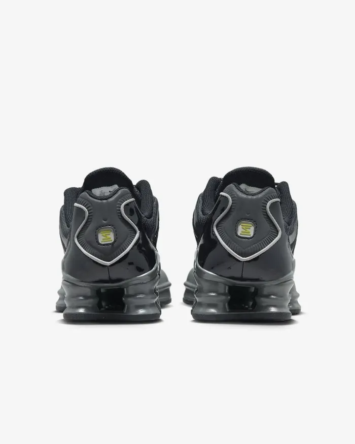Women Nike All Shoes Shox TL Blackiron Greyhigh Voltagemetallic Silver