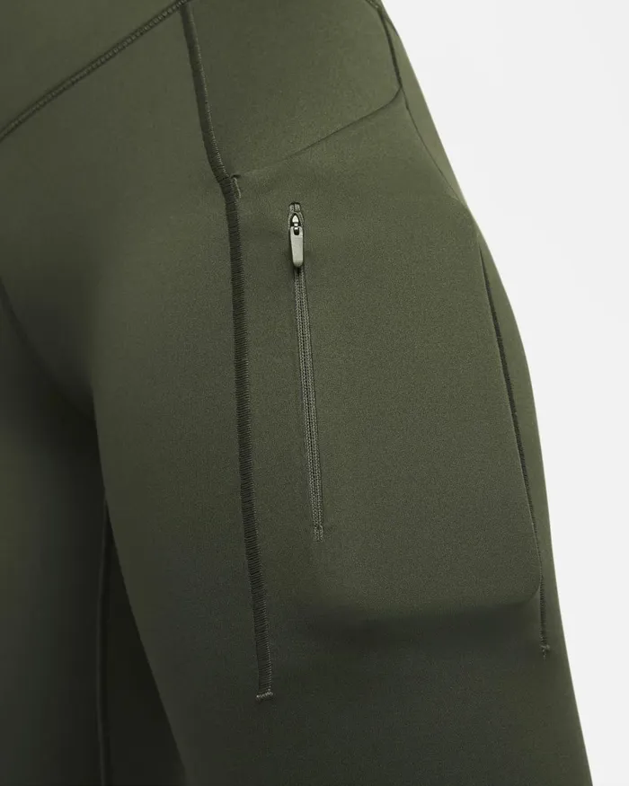 Women Nike Leggings Go Cargo Khakiblack