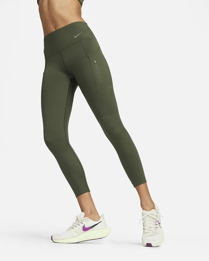 Women Nike Leggings Go Cargo Khakiblack