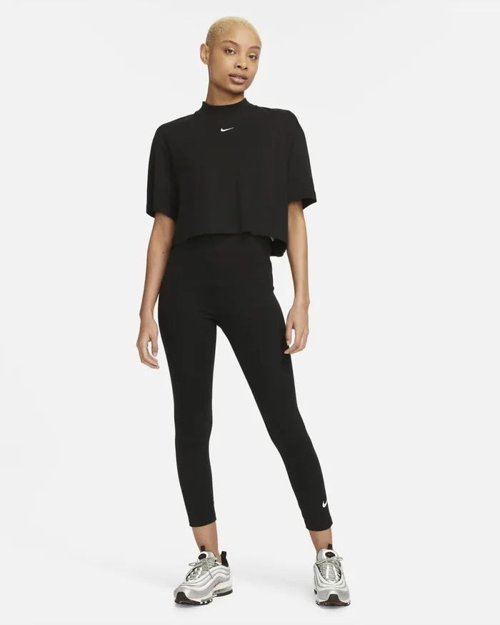 Women Nike Leggings Sportswear Classics Blacksail