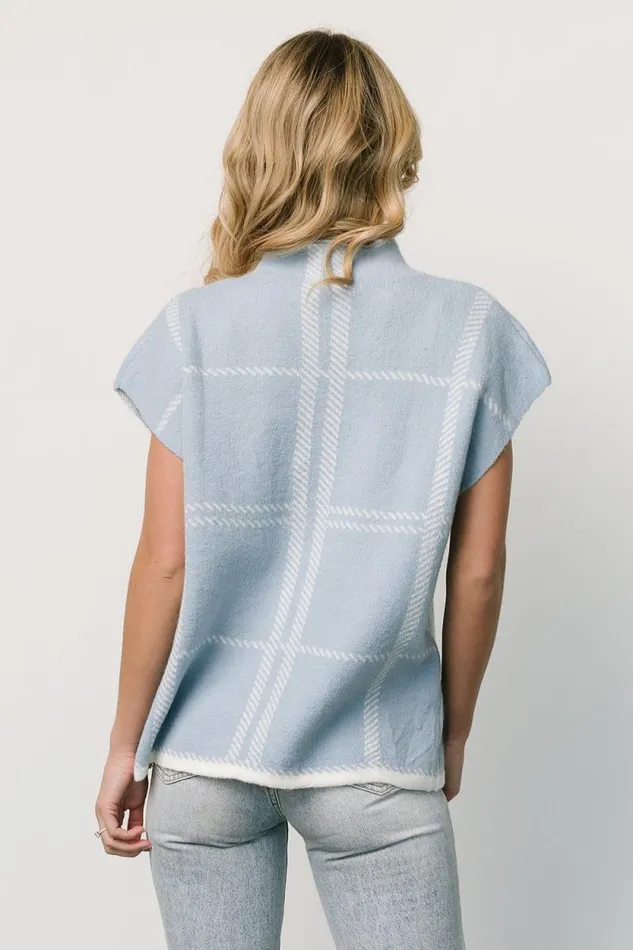 Women Nola Sweater Top Light Blue Baltic Born Sweaters