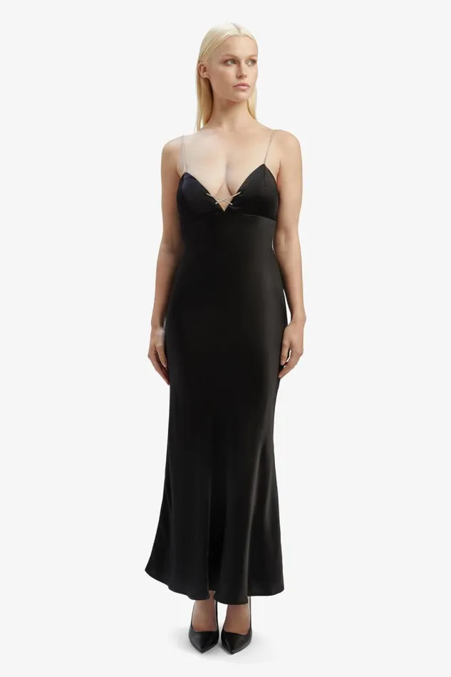 Women Occasion Dresses Bardot Lili Midi Dress In Black Black Women Occasion Dresses Bardot Lili Midi Dress In Black Black