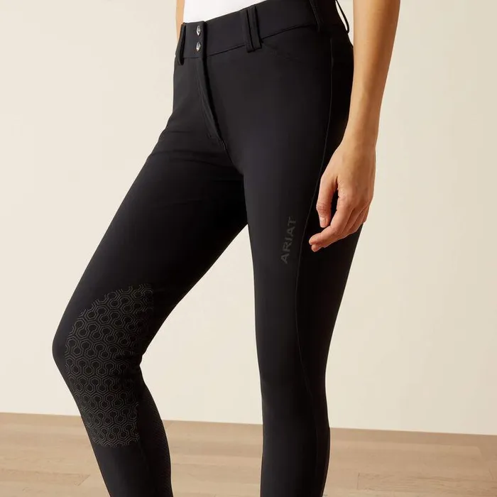 Women Pants and Shorts Ariat Tri Factor Grip Knee Patch Breech Black Women Pants and Shorts Ariat Tri Factor Grip Knee Patch Breech Black