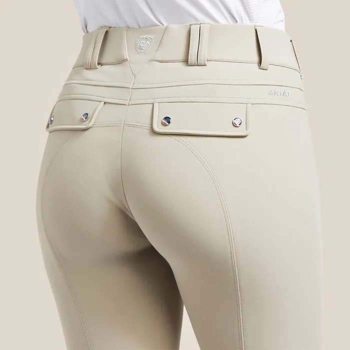 Women Pants and Shorts Ariat Tri Factor Grip Knee Patch Breech Tan Women Pants and Shorts Ariat Tri Factor Grip Knee Patch Breech Tan