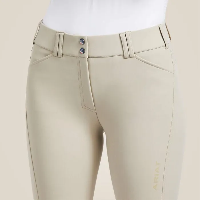 Women Pants and Shorts Ariat Tri Factor Grip Knee Patch Breech Tan Women Pants and Shorts Ariat Tri Factor Grip Knee Patch Breech Tan