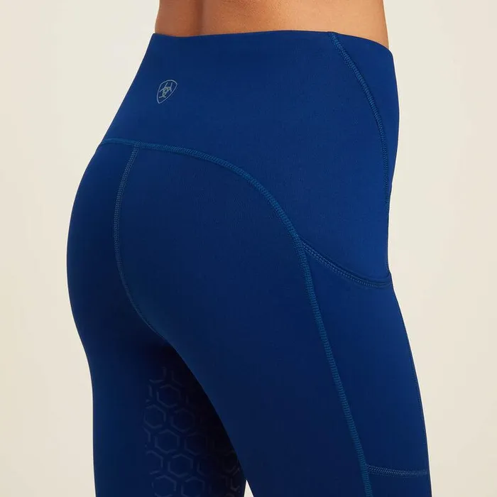 Women Pants and Shorts Ariat Venture Thermal Half Grip Tight Estate Blue Women Pants and Shorts Ariat Venture Thermal Half Grip Tight Estate Blue