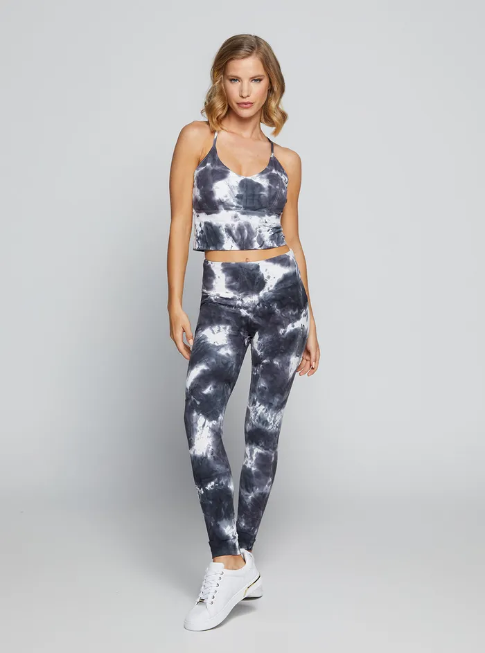 Women Pants GUESS Grey Tie Dye Eudora Active Leggings Women Pants GUESS Grey Tie Dye Eudora Active Leggings