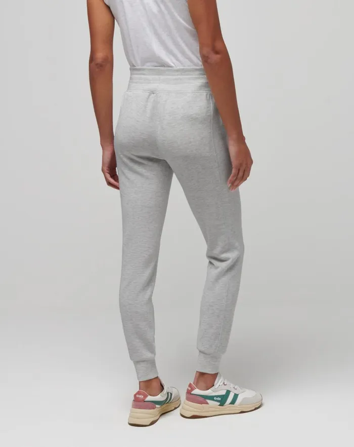 Women Pants TravisMathew SKYLOFT SOFT JOGGER Heather Light Grey