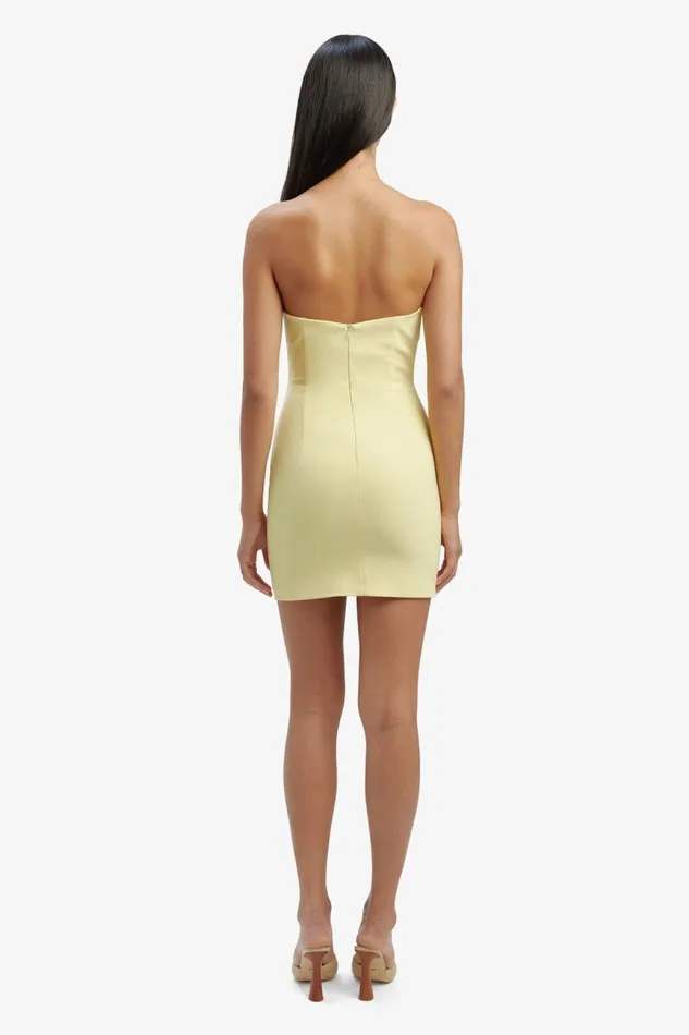 Women Party Dresses Bardot Eleni Flower Detail Mini Dress In Canary Yellow Canary Yellow Women Party Dresses Bardot Eleni Flower Detail Mini Dress In Canary Yellow Canary Yellow
