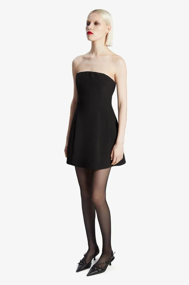 Women Party Dresses Bardot Karoline Trim Hourglass Dress In Black Black Women Party Dresses Bardot Karoline Trim Hourglass Dress In Black Black