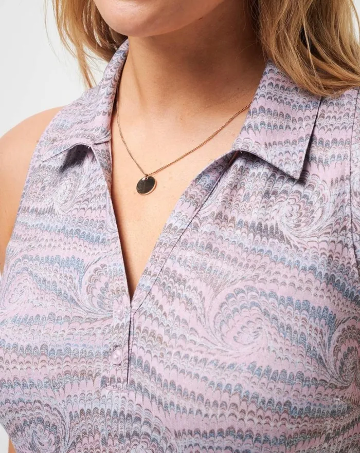 Women Polos TravisMathew SYDNEY FEATHERWEIGHT POLO Moonscape Multi Women Polos TravisMathew SYDNEY FEATHERWEIGHT POLO Moonscape Multi