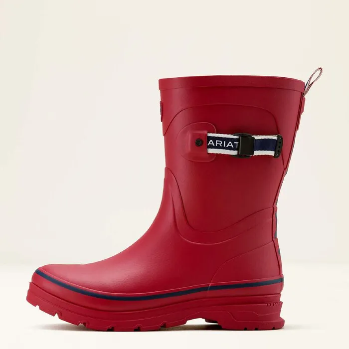 Women Rain Boots Ariat Kelmarsh Mid Rubber Boot Team Rednavy Women Rain Boots Ariat Kelmarsh Mid Rubber Boot Team Rednavy