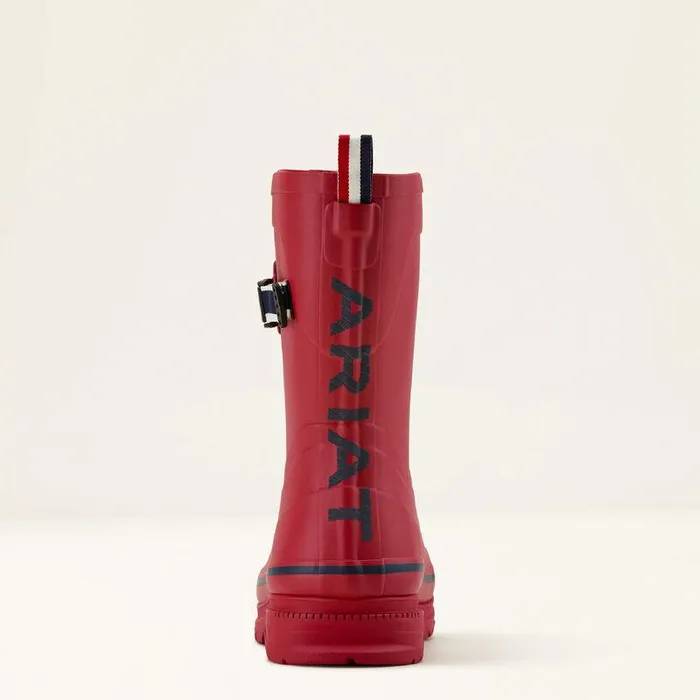 Women Rain Boots Ariat Kelmarsh Mid Rubber Boot Team Rednavy Women Rain Boots Ariat Kelmarsh Mid Rubber Boot Team Rednavy
