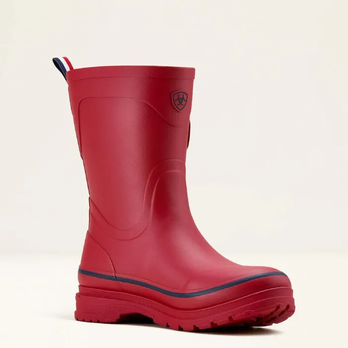 Women Rain Boots Ariat Kelmarsh Mid Rubber Boot Team Rednavy Women Rain Boots Ariat Kelmarsh Mid Rubber Boot Team Rednavy