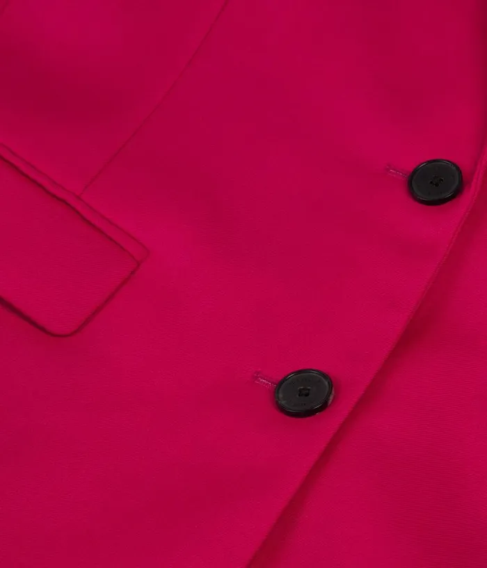 Women Red Wool Suit Jacket THE KOOPLES Blazers and Suits