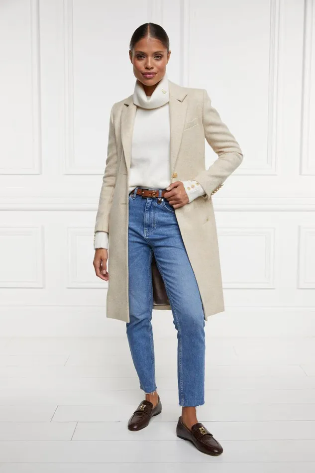 Women Regency Coat Biscuit Holland Cooper Tailoring