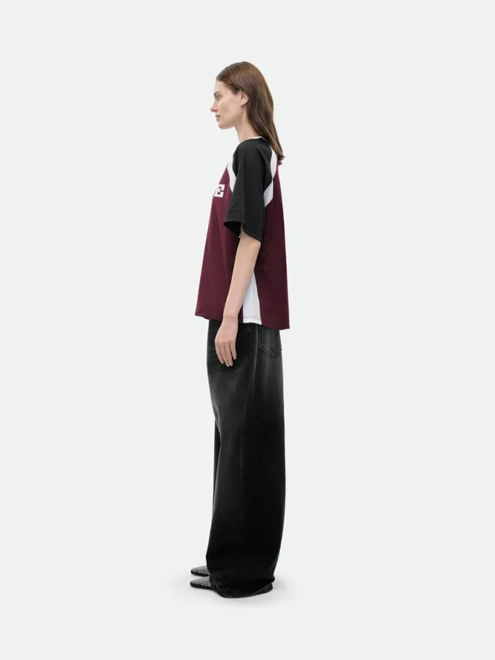 Women Rhude Tops RACING LOGO MESH SHIRT Multi