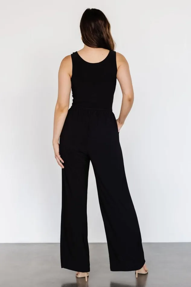 Women Rudie Sleeveless Jumpsuit Black Baltic Born Jumpsuits and Rompers