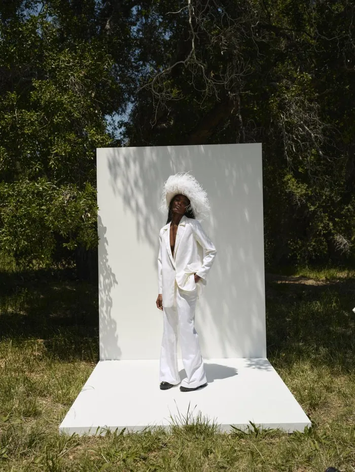 Women Ruth WideLeg Pant White For Love and Lemons Bottoms