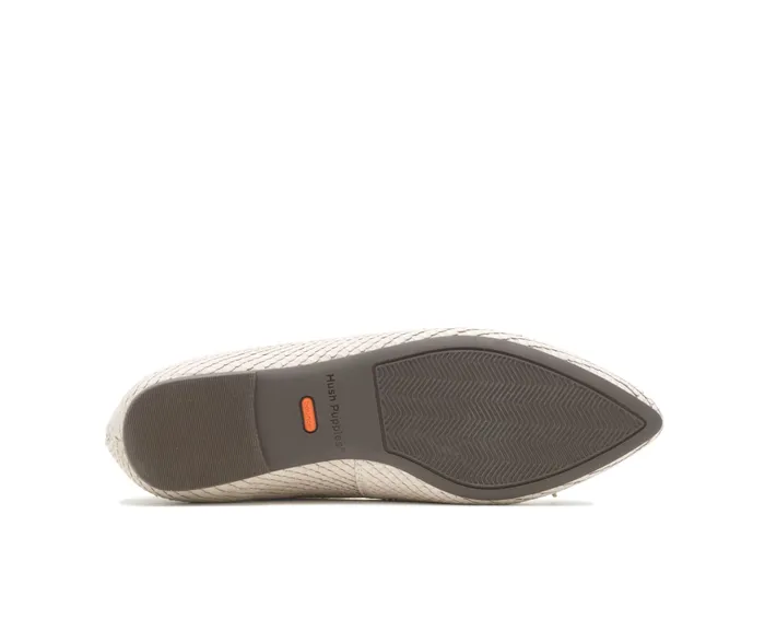 Women Sadie Tassel SlipOn Eggnog Cobra Leather Flats and SlipOns Hush Puppies Women Sadie Tassel SlipOn Eggnog Cobra Leather Flats and SlipOns Hush Puppies